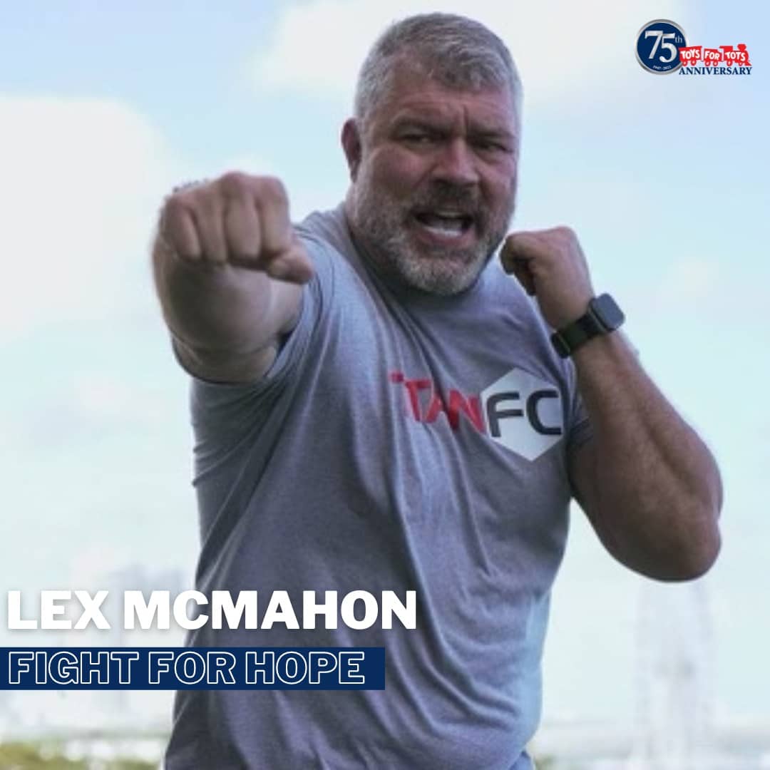 Lex McMahon Re-enters the Octagon for 2nd MMA Bout on UFC Fight Pass, Teams up with Toys for Tots and AHERO to #FightforHope